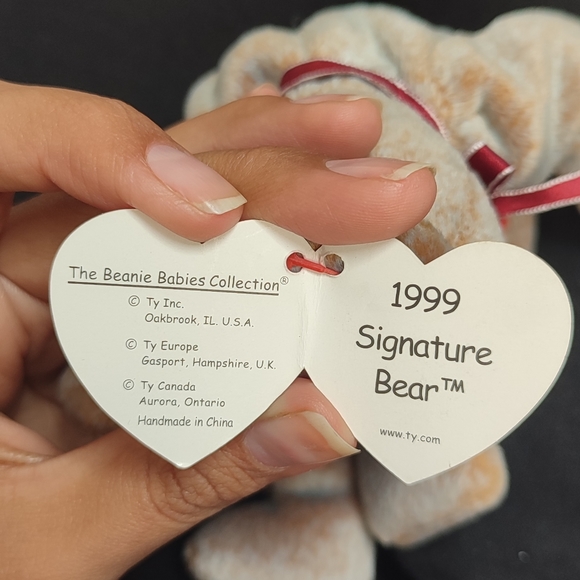 Ty The Beanie Babies Collection 1999 Signature Bear Rare HTF - Picture 4 of 4